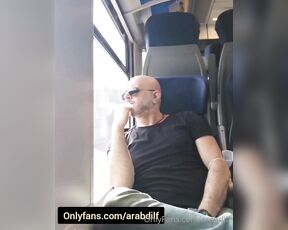 Arab dilf aka arabdilf - 03-28-2022 OnlyFans Video - You sat in the train facing this daddy Its obvious he likes you but he is