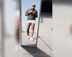 Arab dilf aka arabdilf - 04-08-2022 OnlyFans Video - If u wear white shorts, Dont forget your boxer