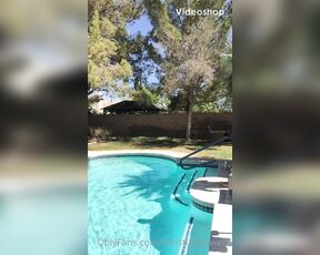 David Mitchell aka cpxxx - 07-08-2020 OnlyFans Video - Who wants to cum in the pool