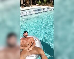 David Mitchell aka cpxxx - 07-08-2020 OnlyFans Video - Who wants to cum in the pool