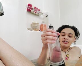 Kerri LaBouche aka kerrilabouche - 10-26-2021 OnlyFans Video - 5min vid using my penis pump