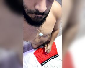 King Papi aka daddyvers - 09-08-2023 OnlyFans Video - Was so horny this morning busted this nutt on these boxers