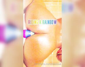 Niko Love aka nikolove - 12-23-2020 OnlyFans Video - Riding a Rainbow enjoy this video tell me what you wanna see next for ft and