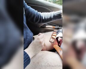 SnauwFlake aka snauwflake - 11-13-2022 OnlyFans Video - I was driving around and my boyfriend want to handle the gear lever Jétais occupé à