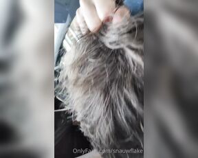 SnauwFlake aka snauwflake - 11-13-2022 OnlyFans Video - I was driving around and my boyfriend want to handle the gear lever Jétais occupé à