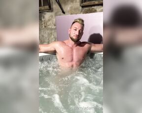 Adam X Lee aka adamxlee - 05-31-2022 OnlyFans Video - WORKS OVER Lets go chill in the hot tub and do stupid shit together like this