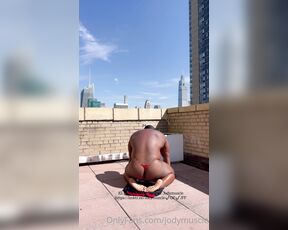 Jodymuscle aka jodymuscle - 10-26-2021 OnlyFans Video - It is a good morning to be stretched on your private balcony overlooking NYC