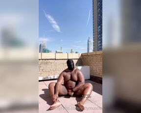 Jodymuscle aka jodymuscle - 10-26-2021 OnlyFans Video - It is a good morning to be stretched on your private balcony overlooking NYC