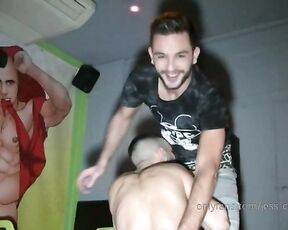 CRUNCHBOY OFFICIAL aka jess_crunchboy - 08-18-2019 OnlyFans Video - 2152 the sewxy twink rafa MARCO fucked by the pornstra Abraham MONTENEGRO in a public bar