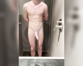 Czechgaytwins aka czechgaytwins OnlyFans - Who wants to take a shower with me and my big DICK