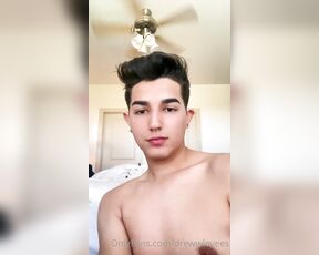 Drewwlovees aka drewwlovees OnlyFans - Was trying to record a video but the neighbor ended up getting a nice show