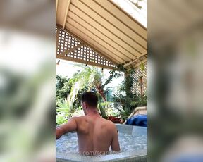 Aryn Hunter aka aryn_hunterx - 08-13-2021 OnlyFans Video - Playing with my dick in the jacuzzi