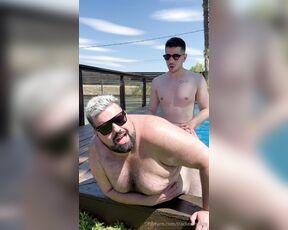 Chaser&chubby‍‍‍ aka trackerchubby - 06-11-2024 OnlyFans Video - Playing in the pool