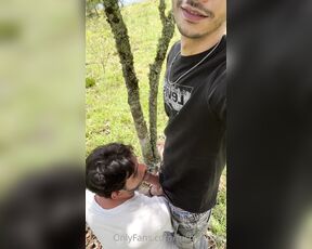 Esteban aka fuchsbau87 - 03-20-2023 OnlyFans Video - How she enjoys eating my dick in the mountains