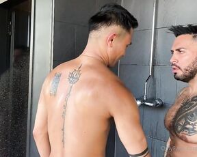 Viktor Rom  X MANSION X aka viktorrom.viktorrom.xmansion - 03-25-2022 OnlyFans Video - shyboyzaxx He takes a shower at home and I decide to go in with him and_7ds5