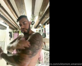 Viktor Rom  X MANSION X aka viktorrom.viktorrom.xmansion - 10-27-2023 OnlyFans Video - I do poses and show you my muscles daddy, I talk to you while I touch