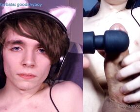 Bedheadboy aka goodshyboy - 03-27-2021 OnlyFans Video - some close up breathy edging and milking x