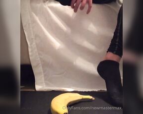 Master Max aka newmastermax - 04-19-2022 OnlyFans Video - Banana crush newmastermax