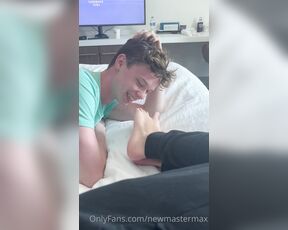 Master Max aka newmastermax - 03-11-2023 OnlyFans Video - I bet you guys could watch my Dylan suck my feet all day long huh