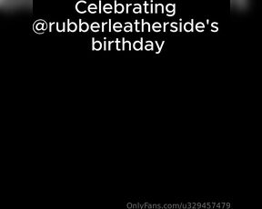 Abfabspandex Rubberleatherside aka u329457479 - 08-30-2023 OnlyFans Video - Today, its rubberleatherside s birthday  We celebrated it wearing shinys fetish gear and boots