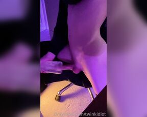 Twink Idiot aka twinkidiot - 05-23-2023 OnlyFans Video - i cummed