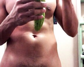 Rhum808 aka rhum808 - 08-09-2018 OnlyFans Video - Fruit fuck and cum eating part1