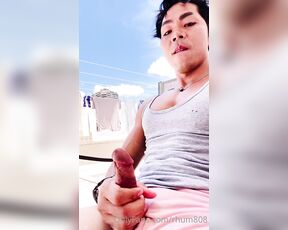 Rhum808 aka rhum808 - 07-26-2021 OnlyFans Video - Touching my self on the rooftop