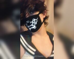 Queerbunnybabe aka queerbunnybabe - 10-22-2020 OnlyFans Video - This outfit is so cool  I cant wait to fuck myself in it