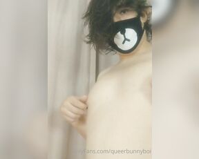 Queerbunnybabe aka queerbunnybabe - 11-09-2020 OnlyFans Video - Teaser of me playing with my tits in messages