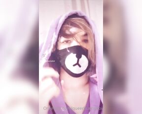 Queerbunnybabe aka queerbunnybabe - 02-28-2021 OnlyFans Video - Im officially on TikTok Follow me queerbunnyboi for more cute and sexy Zoomer content lol