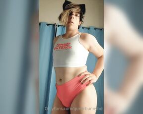 Queerbunnybabe aka queerbunnybabe - 07-03-2021 OnlyFans Video - You gonna keep staring or what You have to order sometime