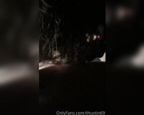 Femboy Thustin aka thustin69 - 06-28-2021 OnlyFans Video - Twink sucks my cock outside