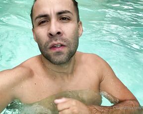 Franco Nunez aka franconunezxxx - 08-29-2020 OnlyFans Video - Come get with me at the pool Im all alone