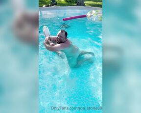 Joe Stone aka joe_stone88 - 07-25-2021 OnlyFans Video - Had a fun  pool day before company showed up And Ive never been jerked off_1tt2