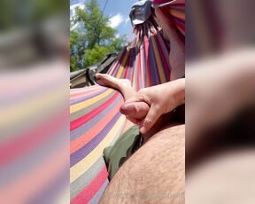 Joe Stone aka joe_stone88 - 06-06-2022 OnlyFans Video - Decided to enjoy the hammock after the pool then Onlyfans happened