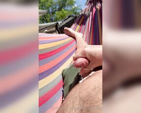 Joe Stone aka joe_stone88 - 06-06-2022 OnlyFans Video - Decided to enjoy the hammock after the pool then Onlyfans happened