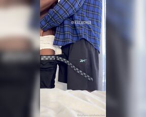 KALACHE aka kalachee - 04-21-2024 OnlyFans Video - My shy nigga was with one of my hommie met at my place on the balcony,