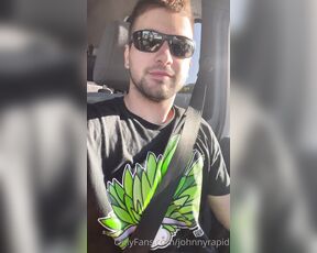 Johnny Rapid aka johnnyrapid OnlyFans -  i’m on my way to shoot and my dick got hard thinking about