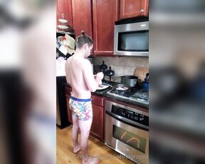 Johnny Rapid aka johnnyrapid OnlyFans - Breakfast time I always love to cook in my underwear!