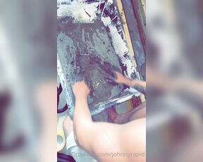 Johnny Rapid aka johnnyrapid OnlyFans - Working on my Bathroom in my place!