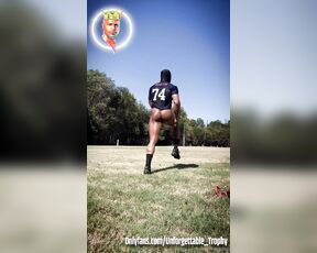 Unforgettable Trophy aka unforgettable_trophy - 10-01-2023 OnlyFans Video - TrophyMan at Football Practice FULL CLIP