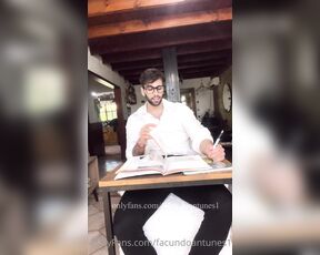 Facundo Antunes aka facundoantunes1 - 10-10-2022 OnlyFans Video - Alumnos les dije que tenían que hacer la tarea  y hubo uno de ustedes que