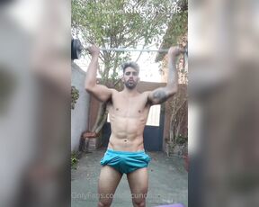 Facundo Antunes aka facundoantunes1 - 08-17-2020 OnlyFans Video - Como disfruto los entrenamientos al aire libre  Me di cuenta que se me marcaba el