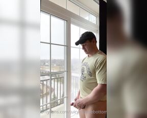 HotLucasXXX aka juicymusclebottom - 03-06-2023 OnlyFans Video - I was so fucking horny this morning, I had to give the neighbors a show and