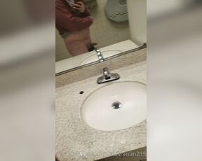 Slashman1 aka slashman215 - 12-27-2022 OnlyFans Video - Got Horny While Out And About So Had To Hit The Restroom For A Quick Cum