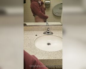 Slashman1 aka slashman215 - 12-27-2022 OnlyFans Video - Got Horny While Out And About So Had To Hit The Restroom For A Quick Cum