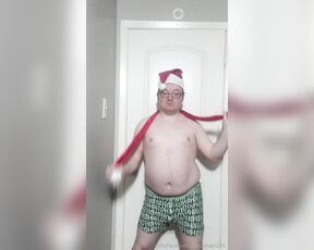 Slashman1 aka slashman215 - 12-31-2024 OnlyFans Video - Just Being Silly In My Santa Outfit