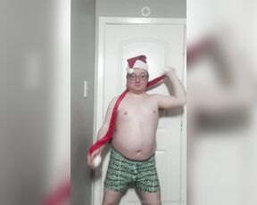 Slashman1 aka slashman215 - 12-31-2024 OnlyFans Video - Just Being Silly In My Santa Outfit