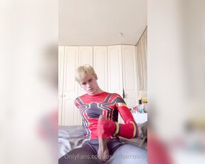 Biggest OnlyFans Twink aka biggesttwinkof - 10-30-2022 OnlyFans Video - Spidey shoots his web from his GIANT COCK  put it to 720p for better quality