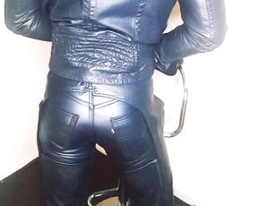 Muscle Leather aka muscleleather - 06-28-2024 OnlyFans Video - My hot muscular ass in my skintight leather levis and leather chaps  My best and